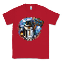 Red hello winter Classic Tee - CowGirlArtShop