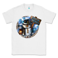 White hello winter Classic Tee - CowGirlArtShop