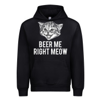Beer Me Right Meow Urban Hoodie | Teevron