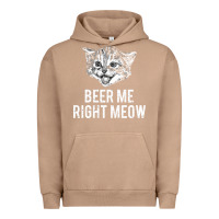 Pigment Burro beer me right meow Urban Hoodie - linhVisuals