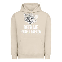 Pigment French Oak beer me right meow Urban Hoodie - linhVisuals