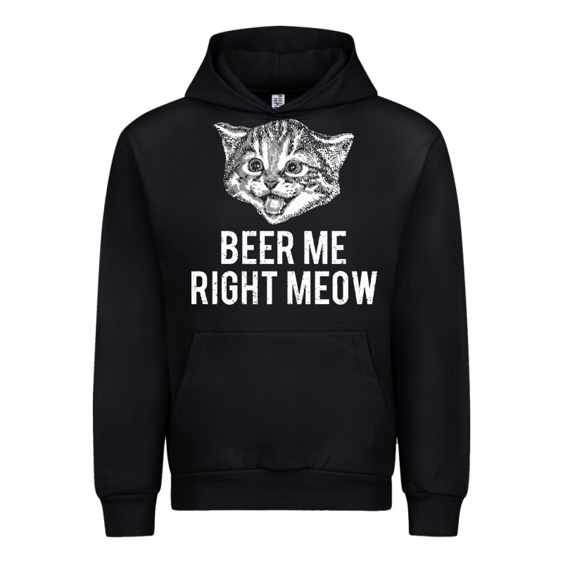 Beer Me Right Meow Urban Hoodie by linhVisuals | Teevron