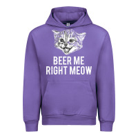 Tulip beer me right meow Urban Hoodie - linhVisuals