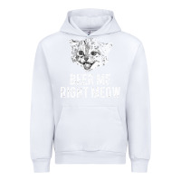 White beer me right meow Urban Hoodie - linhVisuals