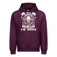 Mauve Wine i'm a carpenter i don't stop   funny carpentry woodworking t shirt Urban Hoodie - linhVisuals
