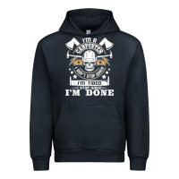 Navy i'm a carpenter i don't stop   funny carpentry woodworking t shirt Urban Hoodie - linhVisuals