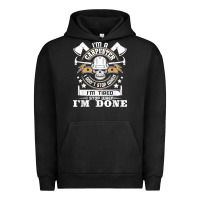 Pigment Black i'm a carpenter i don't stop   funny carpentry woodworking t shirt Urban Hoodie - linhVisuals