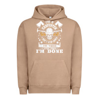 Pigment Burro i'm a carpenter i don't stop   funny carpentry woodworking t shirt Urban Hoodie - linhVisuals