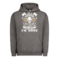 Pigment Tornado i'm a carpenter i don't stop   funny carpentry woodworking t shirt Urban Hoodie - linhVisuals