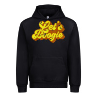 Black lets boogie shirt vintage dancing 1980s disco themed party t shirt Urban Hoodie - linhVisuals