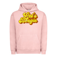 Pigment Salmon lets boogie shirt vintage dancing 1980s disco themed party t shirt Urban Hoodie - linhVisuals