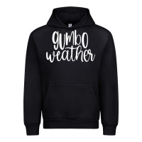 Black gumbo weather season in louisiana acadiana cajun lifestyle sweatshirt Urban Hoodie - linhVisuals