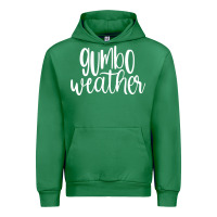 Emerald gumbo weather season in louisiana acadiana cajun lifestyle sweatshirt Urban Hoodie - linhVisuals