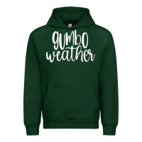 Forest Green gumbo weather season in louisiana acadiana cajun lifestyle sweatshirt Urban Hoodie - linhVisuals