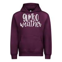 Mauve Wine gumbo weather season in louisiana acadiana cajun lifestyle sweatshirt Urban Hoodie - linhVisuals