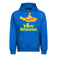 Cobalt Yellow Submarine Urban Hoodie - linhVisuals