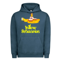 Pigment Midnight Navy Yellow Submarine Urban Hoodie - linhVisuals