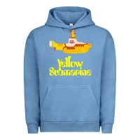Pigment Pebble Blue Yellow Submarine Urban Hoodie - linhVisuals