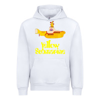 White Yellow Submarine Urban Hoodie - linhVisuals