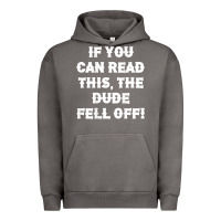 Pigment Tornado if you can read this the dude fell off funny biker moto gift t shirt Urban Hoodie - linhVisuals