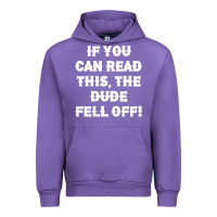 Tulip if you can read this the dude fell off funny biker moto gift t shirt Urban Hoodie - linhVisuals