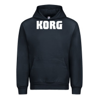 Navy Korg Keyboard Urban Hoodie - linhVisuals