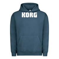 Pigment Midnight Navy Korg Keyboard Urban Hoodie - linhVisuals