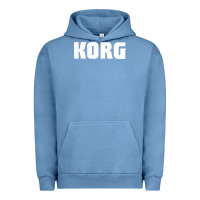 Pigment Pebble Blue Korg Keyboard Urban Hoodie - linhVisuals