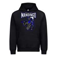Black mandingo fighter chief, liberian superhero, african ancestry premium t Urban Hoodie - linhVisuals