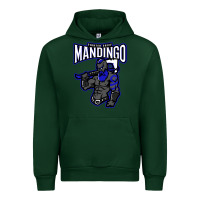 Forest Green mandingo fighter chief, liberian superhero, african ancestry premium t Urban Hoodie - linhVisuals