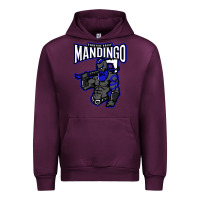 Mauve Wine mandingo fighter chief, liberian superhero, african ancestry premium t Urban Hoodie - linhVisuals