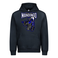 Navy mandingo fighter chief, liberian superhero, african ancestry premium t Urban Hoodie - linhVisuals