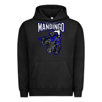 Pigment Black mandingo fighter chief, liberian superhero, african ancestry premium t Urban Hoodie - linhVisuals
