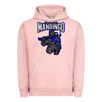 Pigment Salmon mandingo fighter chief, liberian superhero, african ancestry premium t Urban Hoodie - linhVisuals
