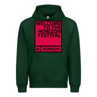 Forest Green Horizon Festival Urban Hoodie - linhVisuals