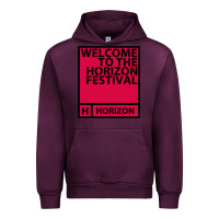 Mauve Wine Horizon Festival Urban Hoodie - linhVisuals