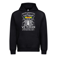 Black womens proud daughter of a vietnam veteran freedom isn't free v neck t Urban Hoodie - linhVisuals
