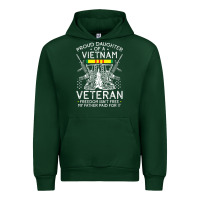 Forest Green womens proud daughter of a vietnam veteran freedom isn't free v neck t Urban Hoodie - linhVisuals