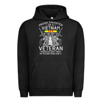 Pigment Black womens proud daughter of a vietnam veteran freedom isn't free v neck t Urban Hoodie - linhVisuals