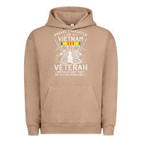 Pigment Burro womens proud daughter of a vietnam veteran freedom isn't free v neck t Urban Hoodie - linhVisuals