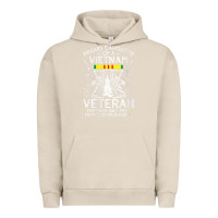 Pigment French Oak womens proud daughter of a vietnam veteran freedom isn't free v neck t Urban Hoodie - linhVisuals
