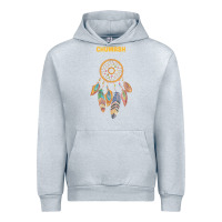 Heather Grey chumash tribe native american indian vintage dream catcher t shirt Urban Hoodie - linhVisuals