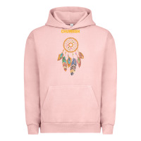 Pigment Salmon chumash tribe native american indian vintage dream catcher t shirt Urban Hoodie - linhVisuals