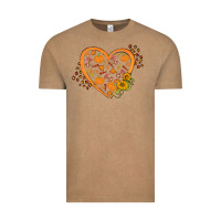 Vintage Coffee Western Autumn Heart Vintage Tee - FaDigitalArtStudio