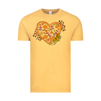 Vintage Mustard Western Autumn Heart Vintage Tee - FaDigitalArtStudio