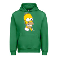 Emerald the simpsons homer simpson face sweatshirt Urban Hoodie - linhVisuals