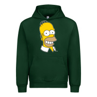 Forest Green the simpsons homer simpson face sweatshirt Urban Hoodie - linhVisuals