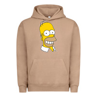 Pigment Burro the simpsons homer simpson face sweatshirt Urban Hoodie - linhVisuals