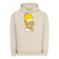 Pigment French Oak the simpsons homer simpson face sweatshirt Urban Hoodie - linhVisuals
