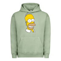 Pigment Oil Green the simpsons homer simpson face sweatshirt Urban Hoodie - linhVisuals